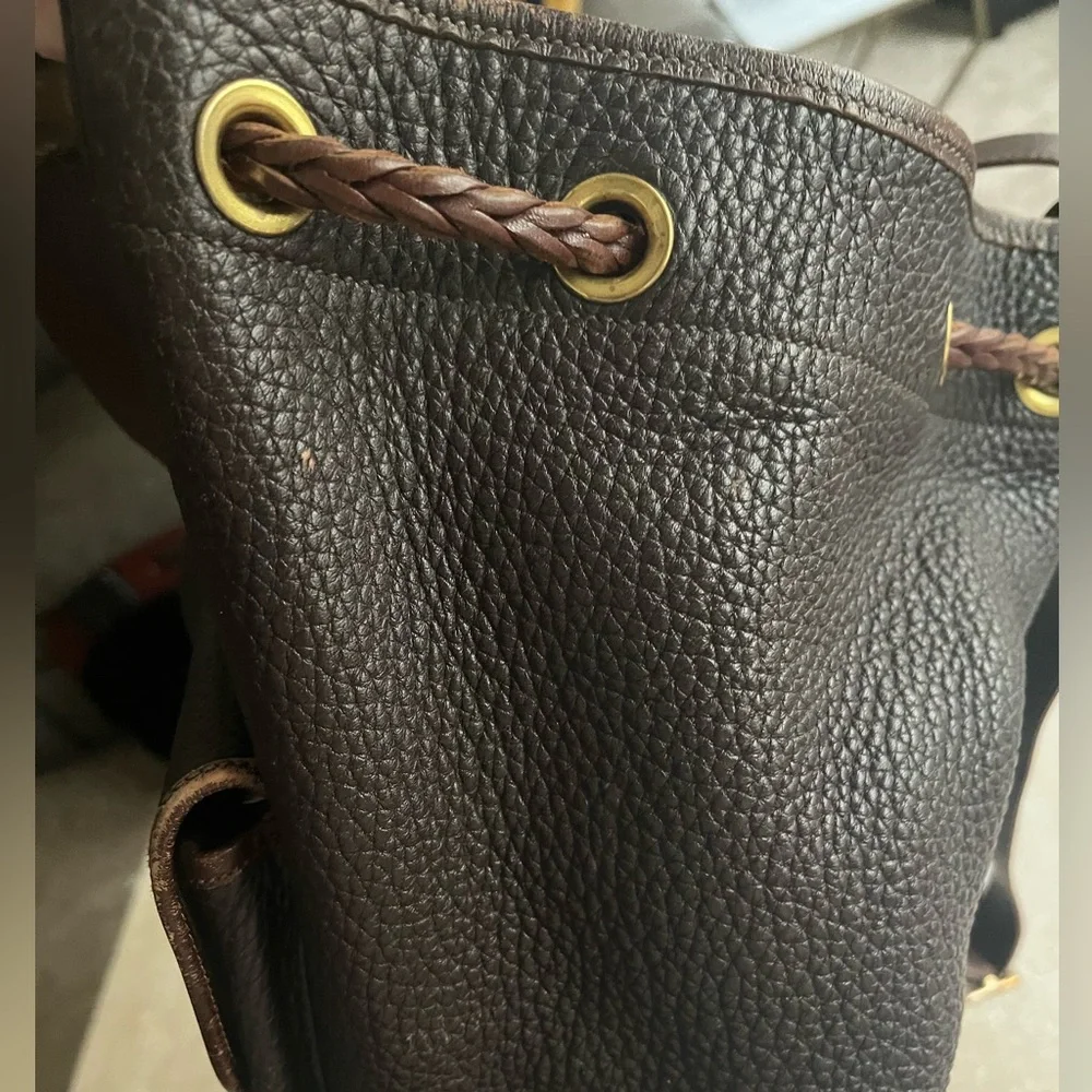 Dooney & Bourke Brown Bag Gold Hardware - Picture 14 of 15